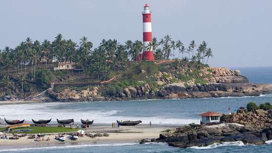 Kovalam Lighthouse-beach